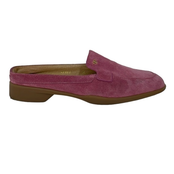 Pertti Palmroth Flats Women's 8 Pink Leather Slide On Loafer Shoe - Picture 5 of 14